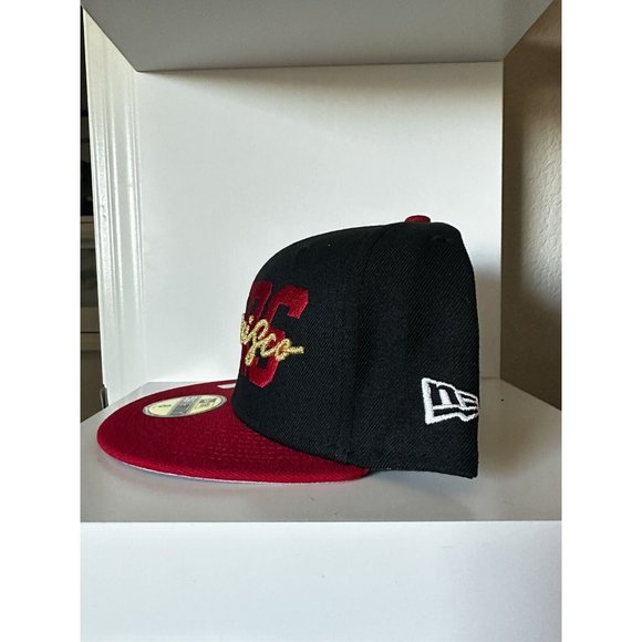 San Francisco 49ers New Era 2022 NFL Draft On-Stage 59FIFTY Size 8 Cap Fitted - Picture 4 of 7
